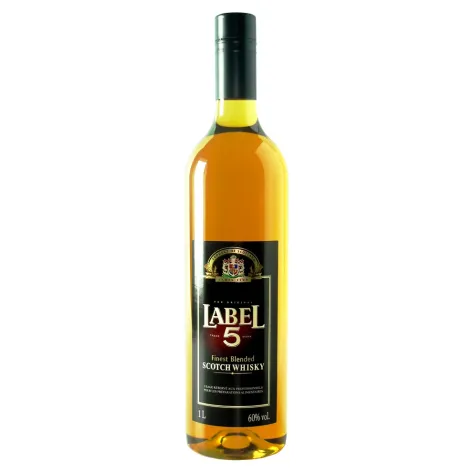 Label 5 Scotch Whisky 60 vol Concentrated Alcohol
